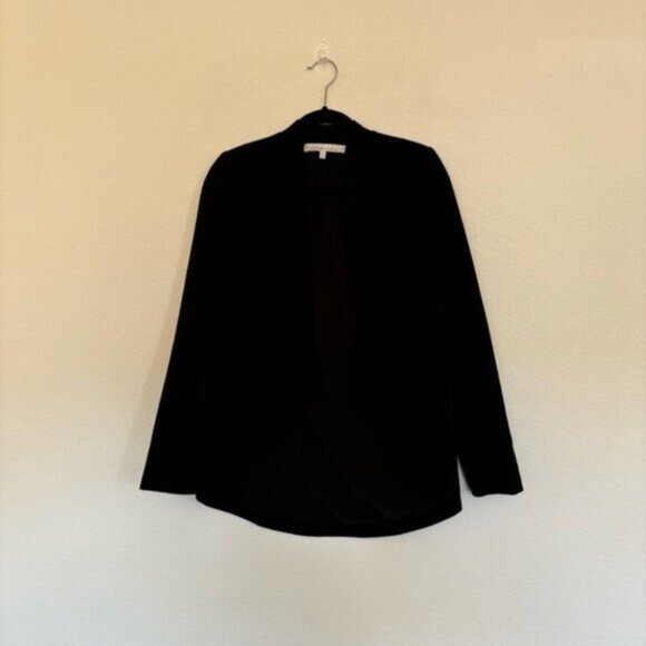 Lovers and Friends Size Medium Blazer Jacket Black Open Front - Picture 2 of 7